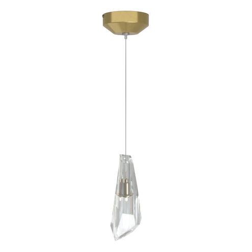 Luma 1 Light 4 inch Modern Brass Mini Pendant Ceiling Light