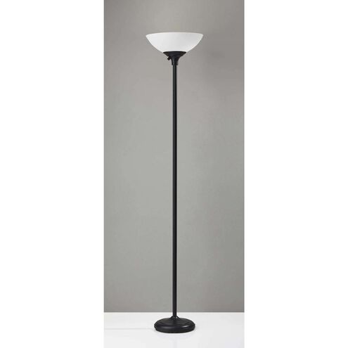 Glenn 71 inch 150 watt Black Floor Lamp Portable Light