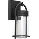 Langston LED 12.25 inch Black Outdoor Wall Sconce