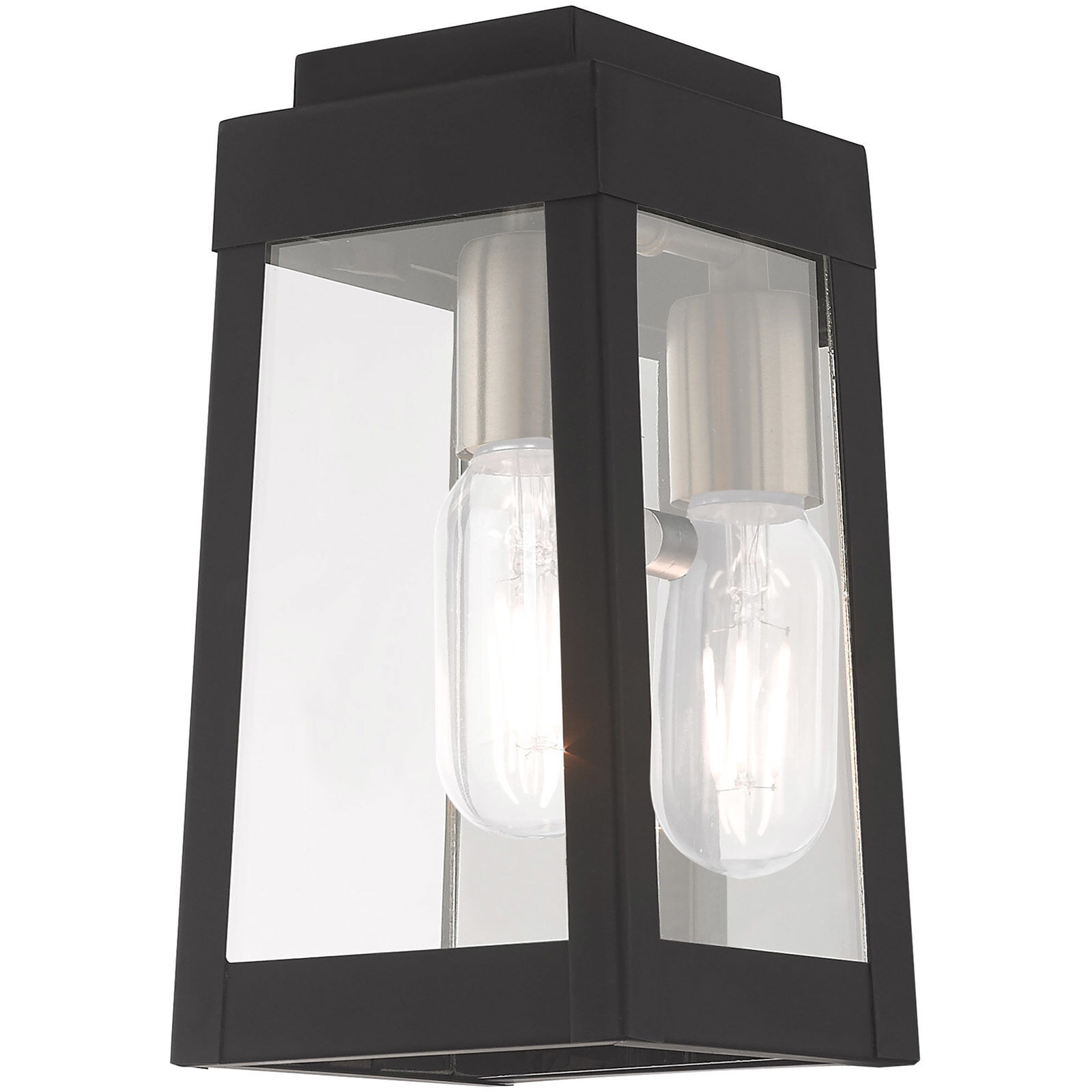 Oslo 1 Light 10 inch Black Outdoor Wall Lantern
