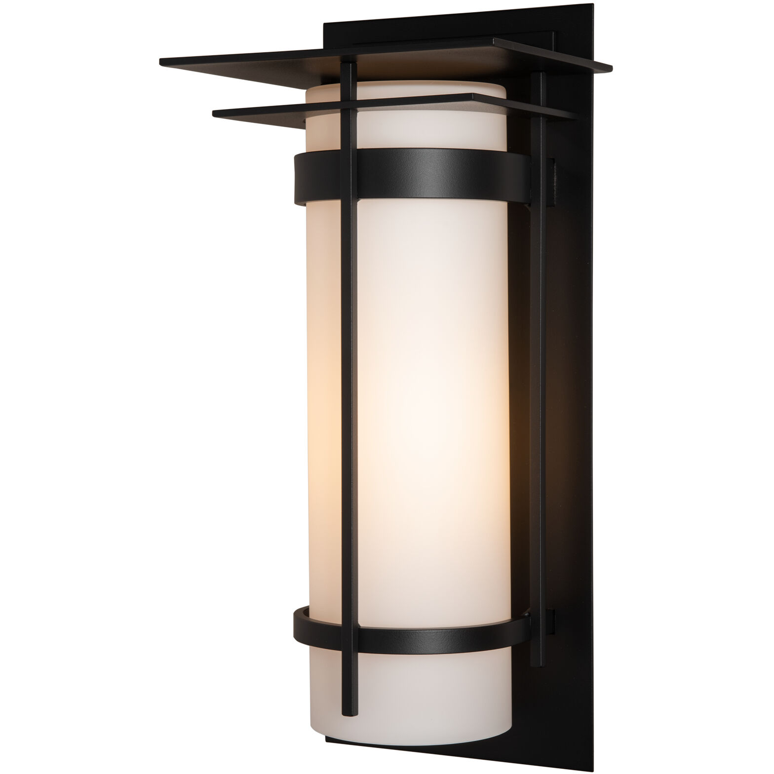 Banded 1 Light 20.3 inch Coastal Black Outdoor Sconce, Large
