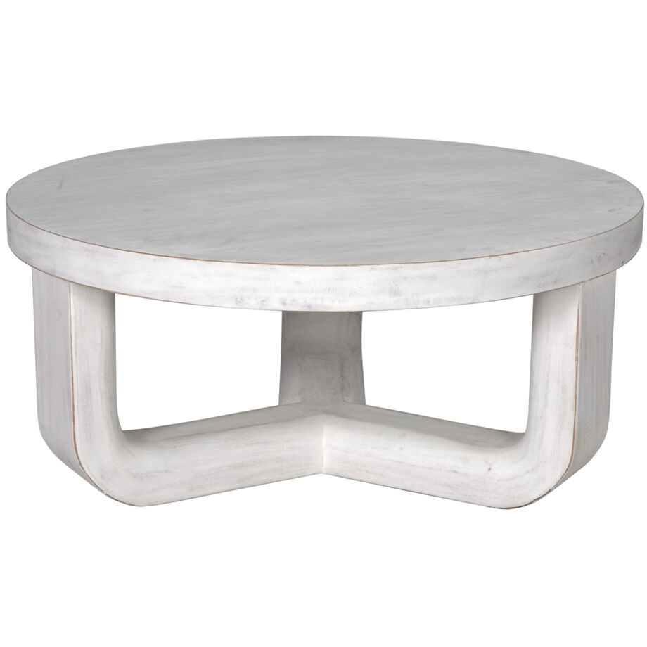 Joel 40 X 40 inch White Wash Coffee Table