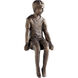 Boy Shelf Oiled Bronze Figurine