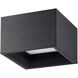 Bloc LED 7 inch Black Flush Mount Ceiling Light