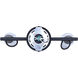 Owen Black and Wood Track Lighting Ceiling Light