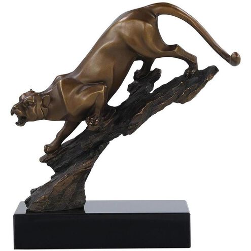 Perched Predator 17 X 15 inch Sculpture