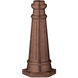 Outdoor Post Base 19.5 inch Copper Oxide Outdoor Post Base
