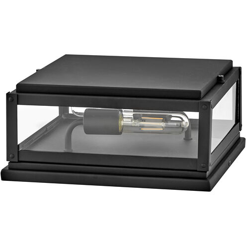 Estate Series Max 2 Light 12 inch Black Outdoor Pier Mount