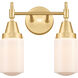 Caden LED 14 inch Satin Gold Bath Vanity Light Wall Light