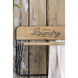 Anita 20 inch Brown/Black Wall Shelf