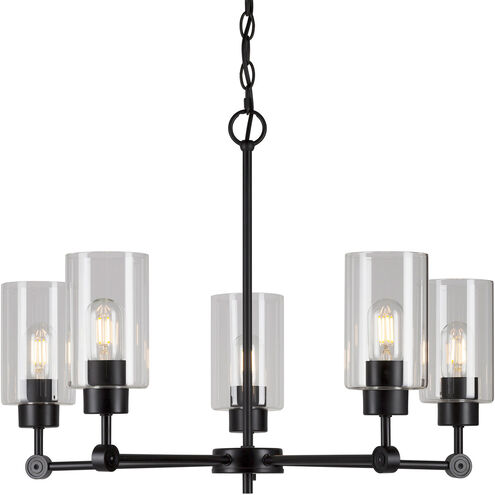 Jayden 5 Light 24 inch Black Chandelier Ceiling Light