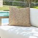 Alternative 20 inch Taupe and Amber and Cream Outdoor Pillow