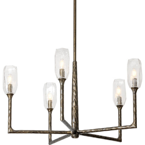 Lyle 5 Light 36 inch Black Patina Gold Chandelier Ceiling Light