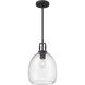 Orbis 1 Light 10 inch Dark Matte Black Mini Pendant Ceiling Light