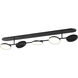 Novel LED 37 inch Black Bath Vanity Light Wall Light