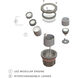 Hardy Island Shielded 12v 9.00 watt Bronze Landscape Well Light in Non-LED