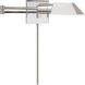 Studio 24 inch 40 watt Polished Nickel Swing Arm Wall Light