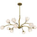 Walker 12 Light 40 inch Vintage Brass Chandelier Ceiling Light