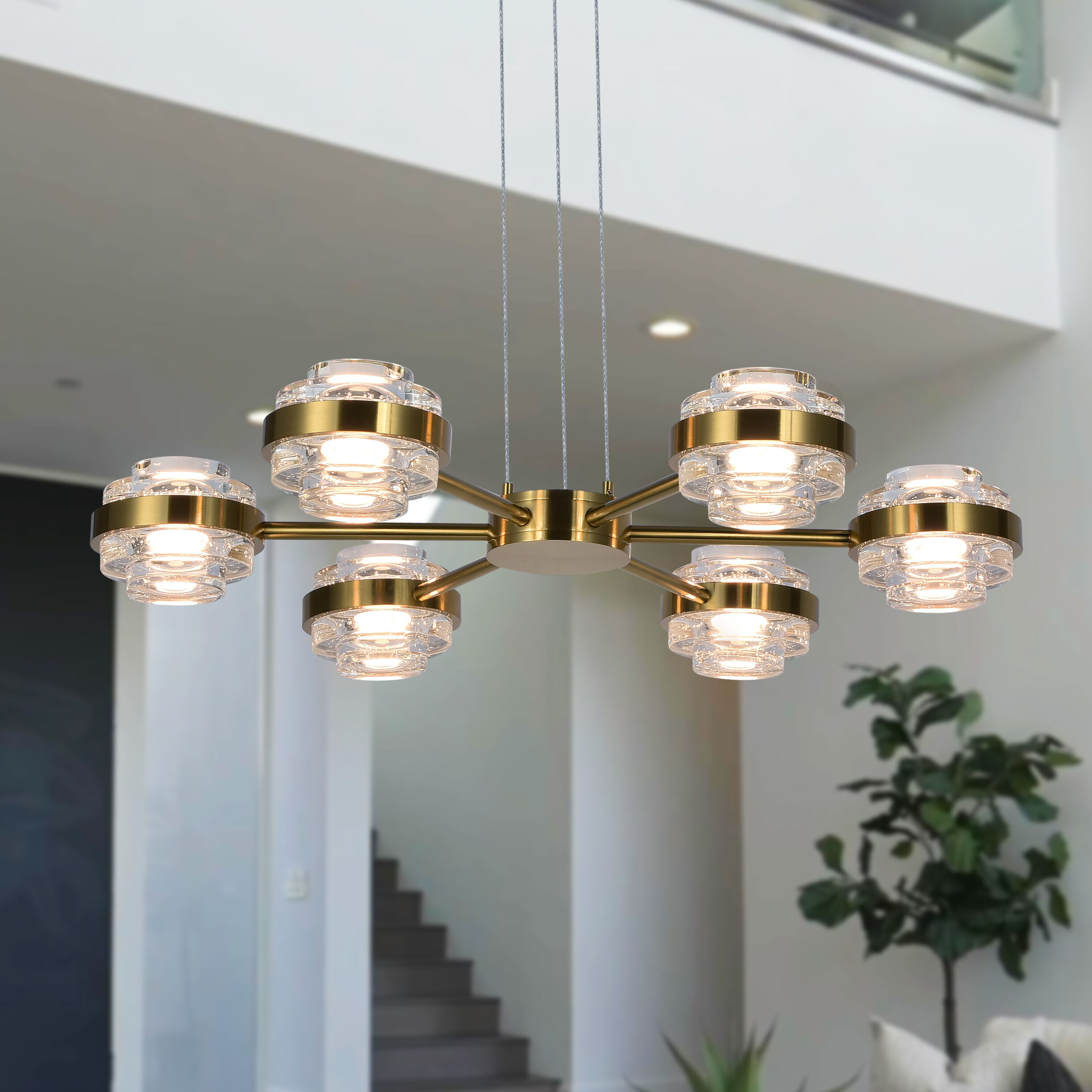 Milano Series 25.5 inch Antique Brass Pendant Ceiling Light, Artisan Collection