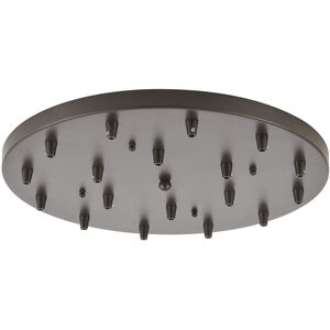 Pendant Options 18 Light 2 inch Oil Rubbed Bronze Canopy, Round