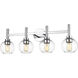 Sutton 4 Light 31.5 inch Chrome Vanity Wall Light
