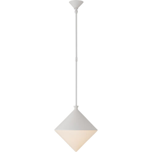 AERIN Sarnen LED 13.25 inch Matte White Pendant Ceiling Light, Small