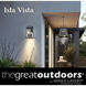 Great Outdoors Isla Vista 4 Light 30 inch Coal Outdoor Wall Mount