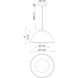 Alora Mood Haven 1 Light 12.63 inch Matte Black Pendant Ceiling Light