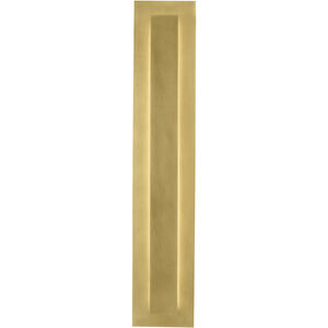 Sean Lavin Aspen LED Natural Brass Outdoor Wall Light, Integrated LED
