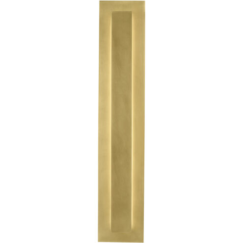 Sean Lavin Aspen LED Natural Brass Outdoor Wall Light, Integrated LED