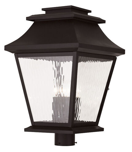 Hathaway 4 Light 21 inch Bronze Outdoor Post Top Lantern