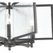 Inversion 6 Light 25 inch Charcoal with Clear Chandelier Ceiling Light