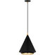 TOB by Thomas O'Brien Stanza 1 Light 14.88 inch Midnight Black Pendant Ceiling Light