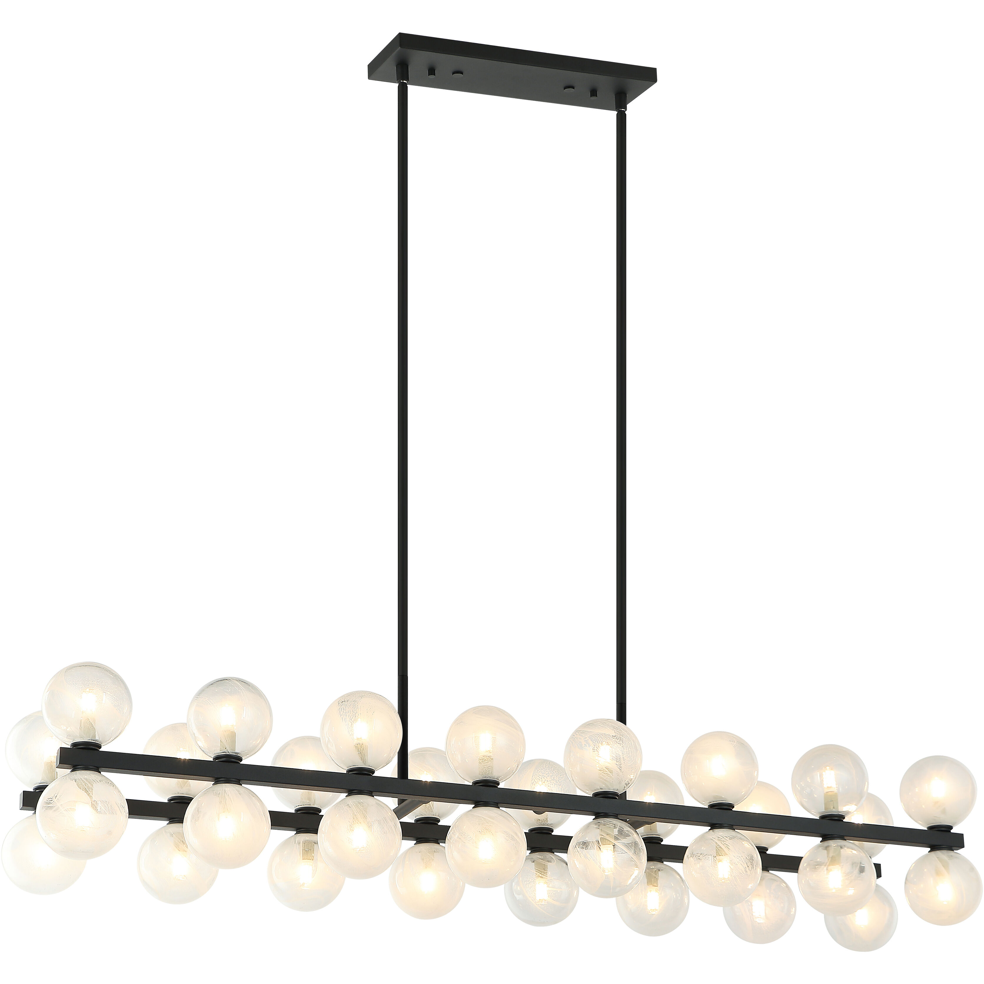 Nimbus 32 Light 12 inch Matte Black Pendant Ceiling Light