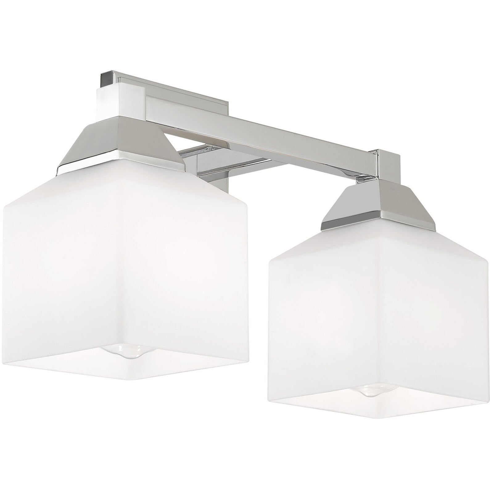 Aragon 2 Light 15 inch Polished Chrome Bath Vanity Wall Light