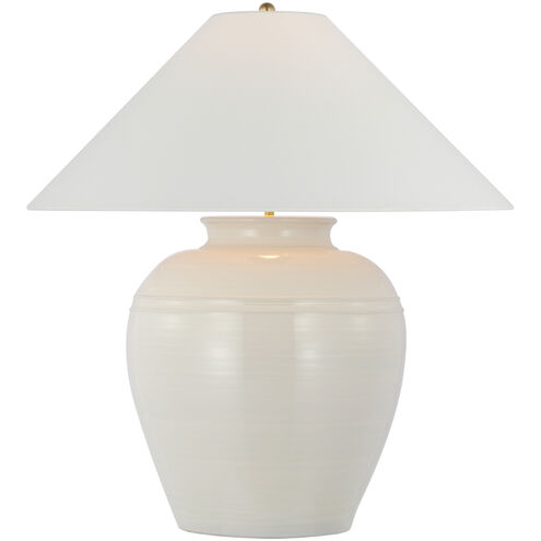 Amber Lewis Prado 26.5 inch 15.00 watt Ivory Table Lamp Portable Light, Medium