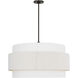Ellen DeGeneres Belaro 6 Light 30 inch Aged Iron Hanging Shade Ceiling Light