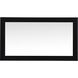 Aqua 32 X 18 inch Black Vanity Mirror