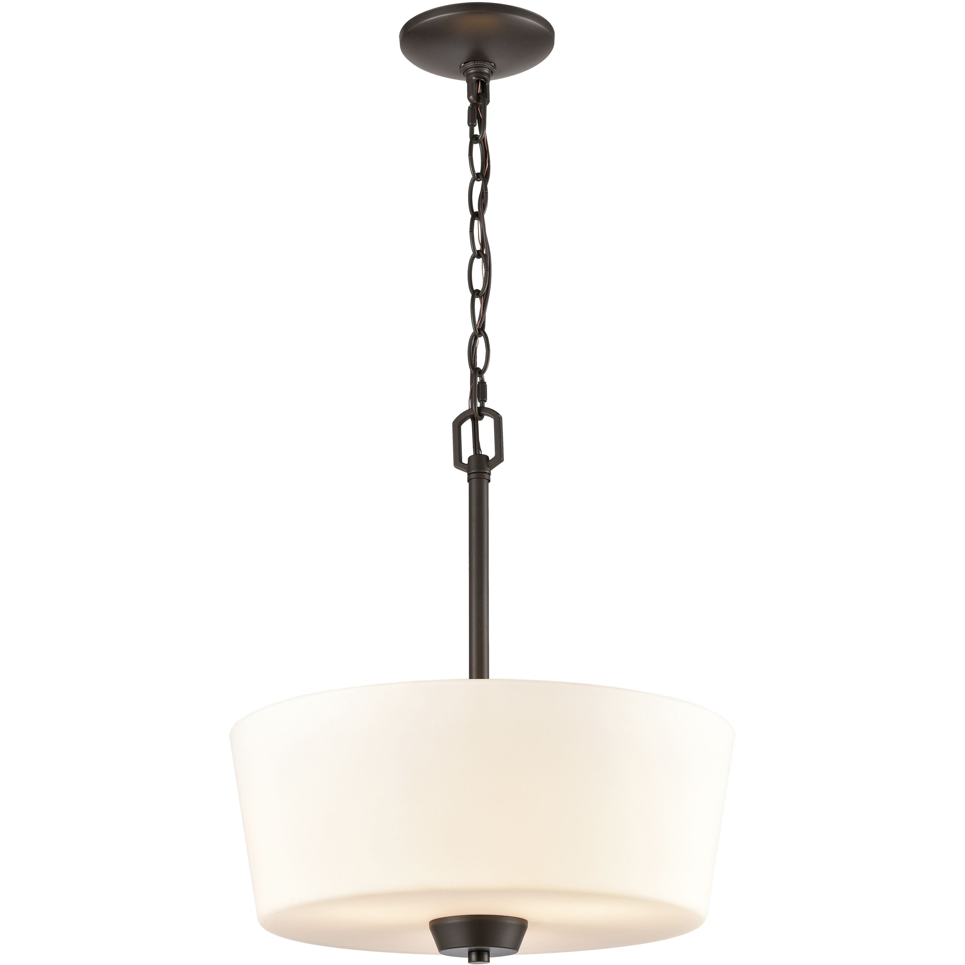 Winslow 3 Light 15 inch Oil Rubbed Bronze Pendant Ceiling Light