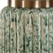 Hensley 28.75 inch 150 watt Ivory and Moss Green and Antique Brass Table Lamp Portable Light