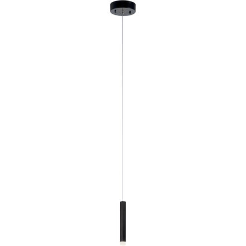 Soho LED 1.25 inch Black Mini Pendant Ceiling Light