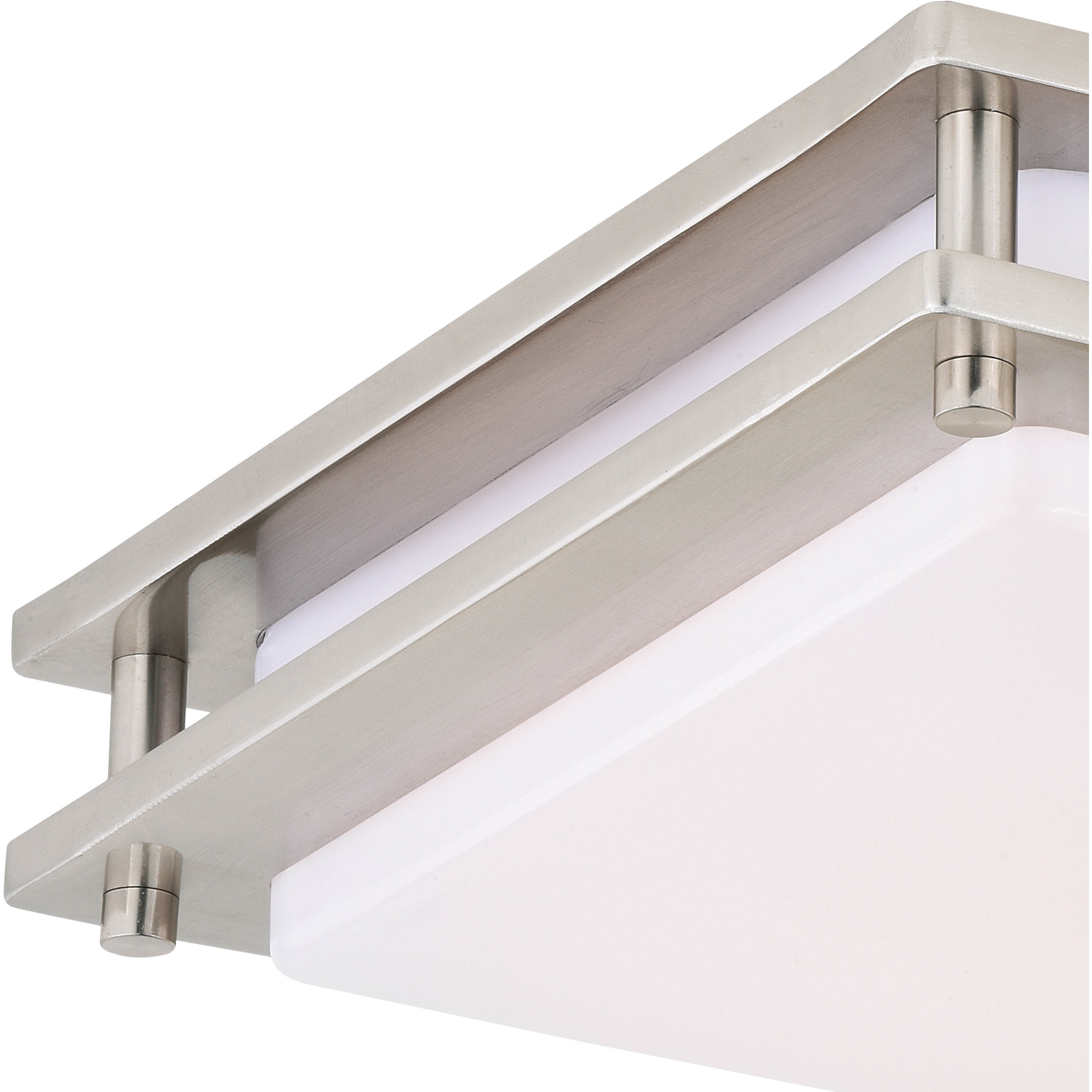 Horizon LED 12 inch Satin Nickel Flush Mount Ceiling Light