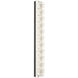 Tessera LED 5.1 inch Salt White with Licorice Sconce Wall Light