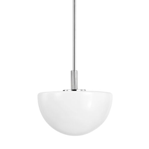 Lethbridge 1 Light 15 inch Polished Nickel Pendant Ceiling Light