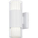 Javon LED 7 inch White Outdoor Lantern