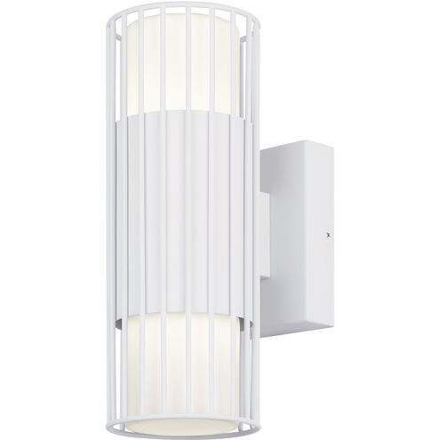 Javon LED 7 inch White Outdoor Lantern