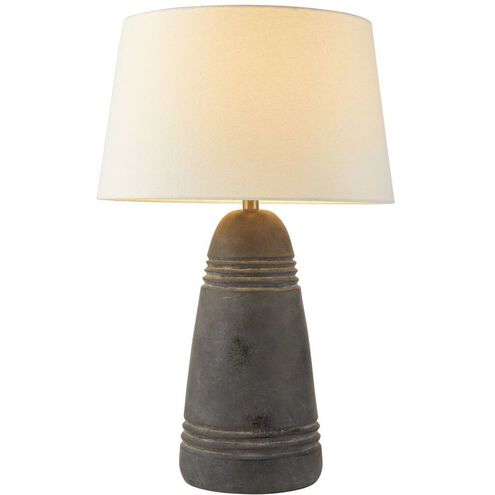 Django 60.00 watt Matte Charcoal Table Lamp Portable Light