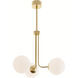 Metropolitan LED 27 inch Satin Brass Pendant Ceiling Light