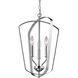 Romee LED 12.88 inch Chrome Foyer Pendant Ceiling Light, Small