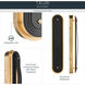 Tauri LED 5.25 inch Lacquered Brass Wall Sconce Wall Light